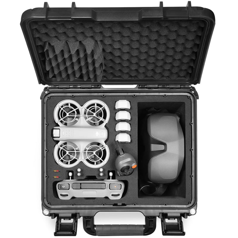 LEKUFEE Vodotesné puzdro pre DJI Neo 1 Motion Fly More Combo, DJI Goggles N3/3/2/Goggles Integra, RC 2/N3/N2, RC Motion 3/2 a príslušenstvo