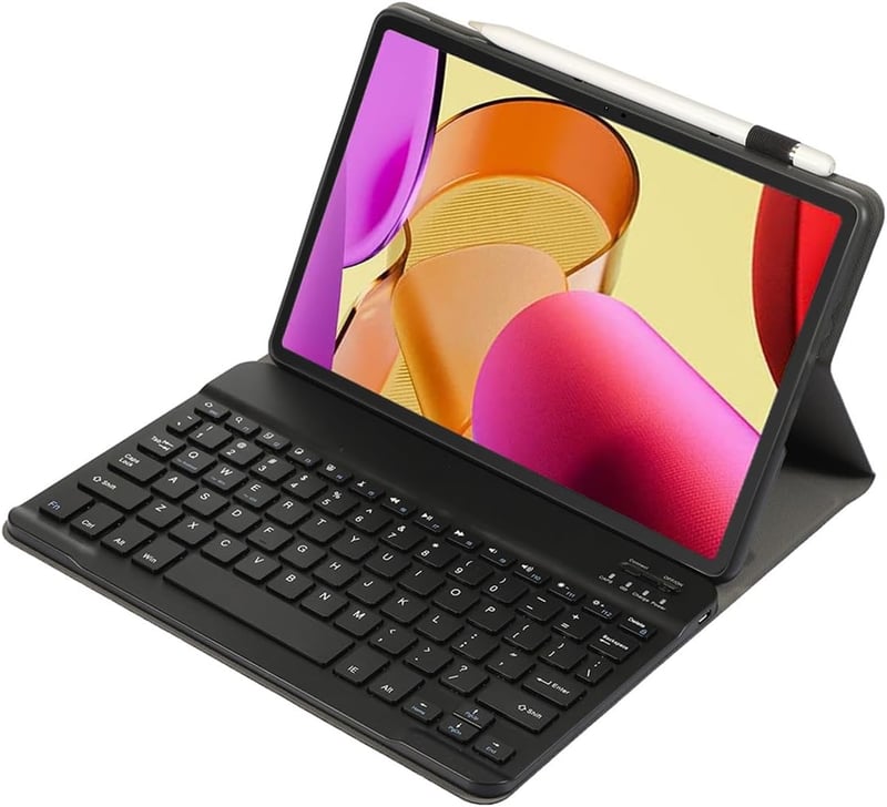 Leleyo Fire Max 11 Mágneses Billentyűzetes Tok QWERTY Eltávolítható Fekete