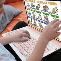 leleyo iPad Mini 1/2/3/4/5 Mágneses Billentyűzetes Tok Pink QWERTY 6