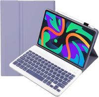 leleyo Lenovo Tab M11 K11 Idea Tab 11" Billentyűzetes Tok Mágneses Levehető QWERTY Lila 1