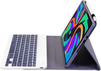 leleyo Lenovo Tab M11 K11 Idea Tab 11" Billentyűzetes Tok Mágneses Levehető QWERTY Lila 4