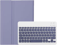 leleyo Lenovo Tab M11 K11 Idea Tab 11" Billentyűzetes Tok Mágneses Levehető QWERTY Lila 6