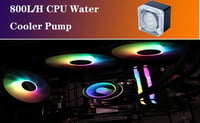 Lelukee CPU vízcsaló szivattyú PWM 800L/H G1/4 számítógéphez 8