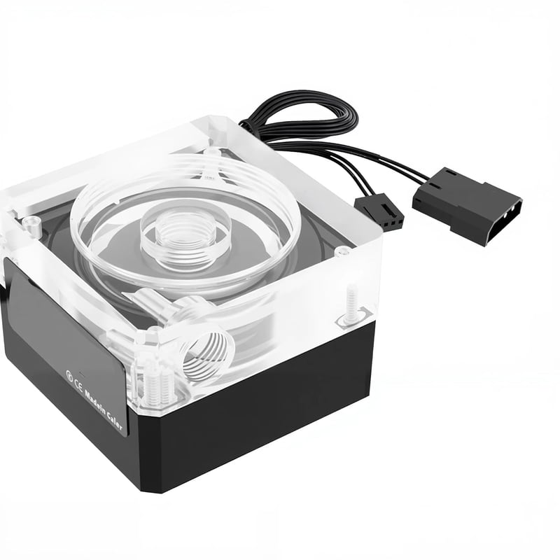 Lelukee CPU vízcsaló szivattyú PWM 800L/H G1/4 számítógéphez