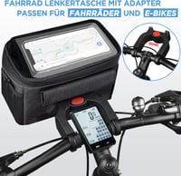 LEMEGO 5.3L Vízálló Kormánytáska E-Bike és Kerékpár Telefontartóval 2