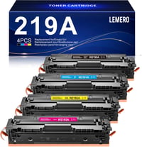 Lemero 219A Kompatibilis Toner HP Color Laserjet Pro MFP 3302FDWG 3302FDW 3302SDW Nyomtatókhoz - 4 Szín Készlet (Fekete, Cián, Magenta, Sárg 1