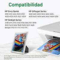Lemero 302XL fekete tintapatron HP 302 kompatibilis - 2 db 2