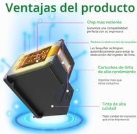 Lemero 302XL fekete tintapatron HP 302 kompatibilis - 2 db 3