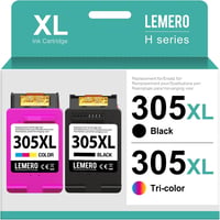 Lemero 305 XL tintapatron HP 305-höz - fekete + színes, 2 db 1