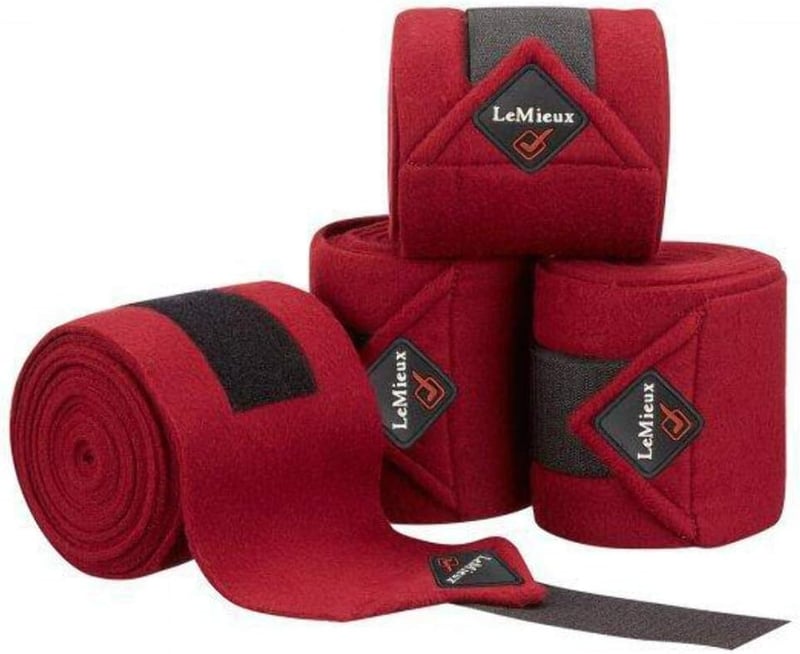 LeMieux Luxury Polo Bandages Benetton Blue lovas lábvédő