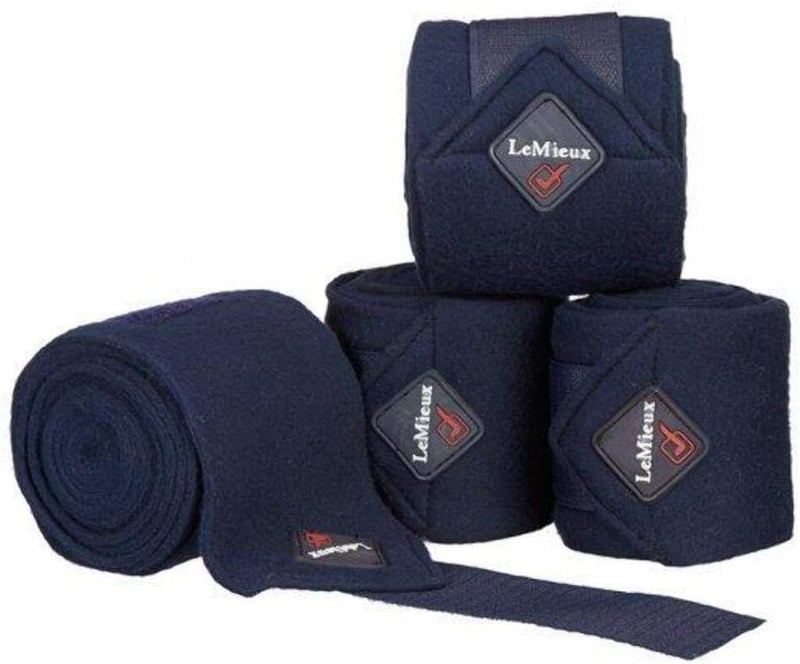 LeMieux Luxury Polo Bandages Benetton Blue lovas lábvédő