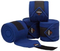 LeMieux Luxury Polo Bandages Benetton Blue lovas lábvédő 1