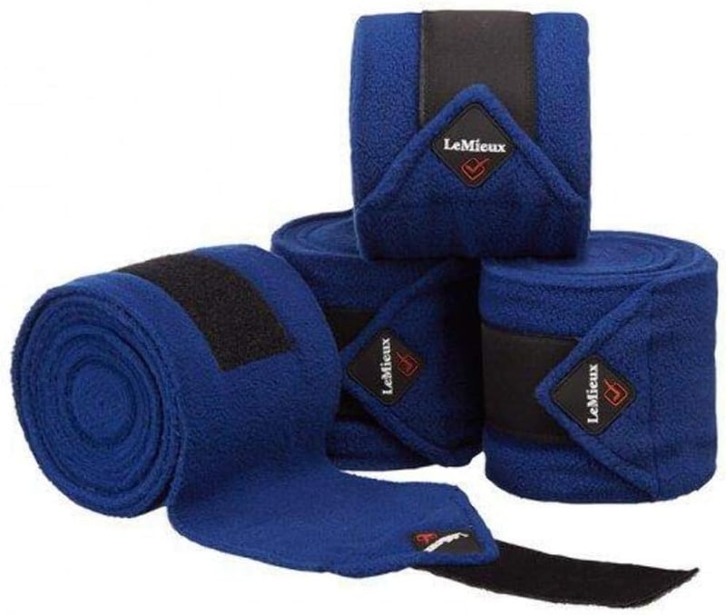 LeMieux Luxury Polo Bandages Benetton Blue lovas lábvédő