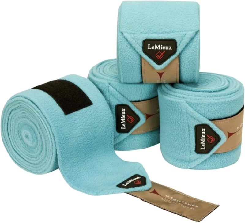 LeMieux Luxury Polo Bandages Benetton Blue lovas lábvédő