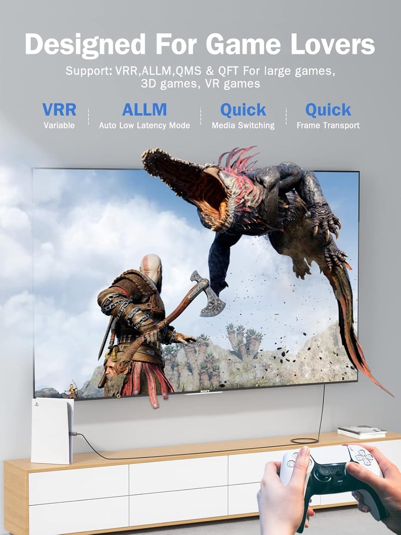 Lemorele HDMI 2.0 optikai kábel 4K@60Hz 18Gbps PS5 Xbox