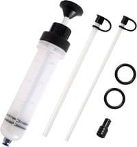 LEMOTO 200ml Olajszívó Fecskendő - Kézi Folyadék Szivattyú Fékfolyadékhoz, Motorolajhoz, Hűtőfolyadékhoz - Autó Olajleszívó Pumpa - 200cc-1 1