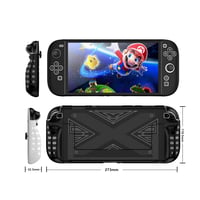 Ochranný kryt Lemxiee pre Nintendo Switch 2 (2025) – TPU a akrylový obal, pre 7,9-palcovú konzolu, priehľadné príslušenstvo 8