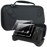 Husă de protecție Lemxiee pentru consolă ROG Xbox Ally X și Ally + 2 folii de protecție din sticlă securizată de 7,0" - Husă/Geantă de protecție rigidă pentru accesorii 1