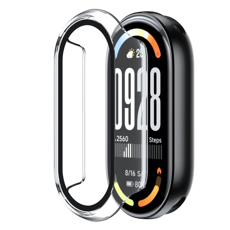 Lemxiee maska za Xiaomi Smart Band 10 s kaljenim staklom i prozirnom zaštitnom folijom