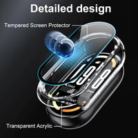 Lemxiee Xiaomi Smart Band 10 tok edzett üveggel és védőfóliával 2