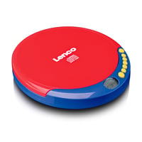 CD player portabil Lenco CD-021 pentru copii - cu căști, limitator de volum, baterie încorporată, CD-R/RW - Roșu/Albastru 4