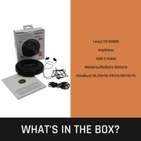 Prenosný CD prehrávač pre deti Lenco CD-500BK – Discman – čierny 8