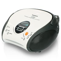 Detský CD prehrávač Lenco SCD-24 White – Prenosný rádiomagnetofón s CD prehrávačom v bielej farbe 1