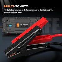 Lenercom 3000A Autós Indításrásegítő Powerbank 24000mAh - 10.0L Benzin/8.0L Dízel Motorokhoz, USB Gyorstöltés, LED Lámpa, IP65 Vízálló 4