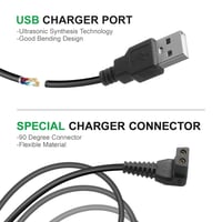 USB nabíjací kábel Lenink pre zastrihávač brady Wahl Aqua Blade – Kompatibilný s modelmi 9899-100 a 9899-804, náhradná nabíjačka 3