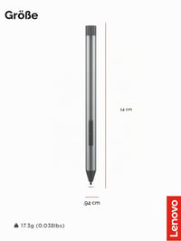 Digitálne pero Lenovo Digital Pen 2 – sivé 7
