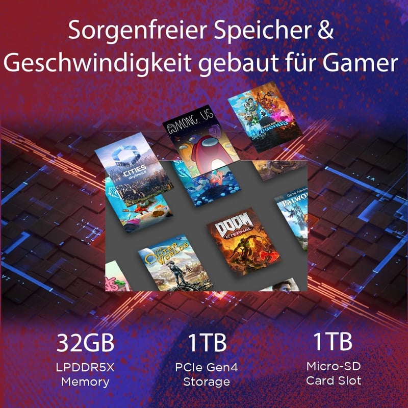 Lenovo Legion Go S 8" Gaming Konzol 32GB RAM 1TB SSD Ryzen Z2 Go Fehér