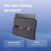 Lenovo Urban Sleeve Case 14-palcové puzdro na notebook, vodoodpudivé, kompatibilné s Chromebookom, sivé 4