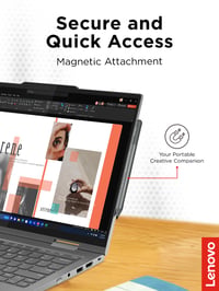 Dotykové pero Lenovo USI Pen 2 – Sivá, 1 ks, magnetické uchytenie, kompatibilné so zariadeniami USI 4