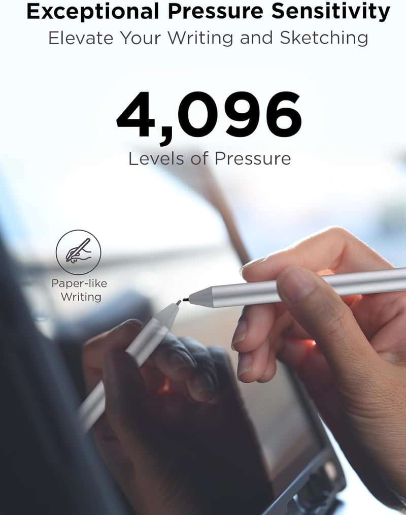 Lenovo USI Pen 2 Stylus Ceruza Szürke Tablet Érintőceruza - Single, USI Pen 2