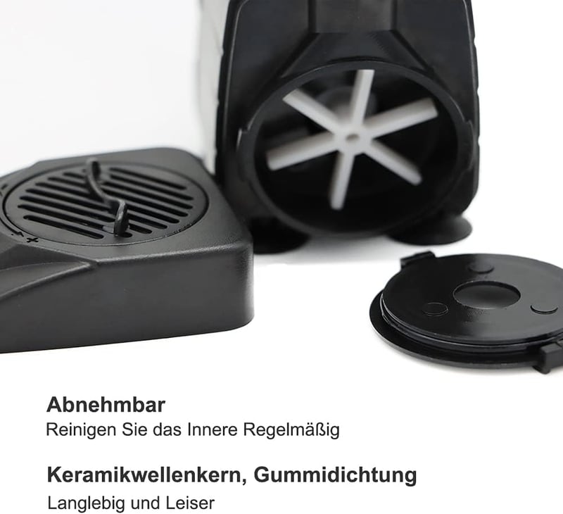 Lenpestia Mini Vízpumpa 600L/H Csendes Akváriumszivattyú Szökőkút Kerti Tó