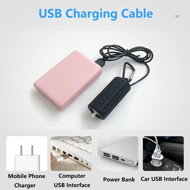 Lenpestia USB Mini Akváriumlégpumpa Csendes Oxigénpumpa Energiatakarékos Légköves Szilikon Csővel - Black