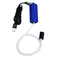 Lenpestia USB mini akvarijska zračna pumpa s difuzorom i silikonskom cijevi, 1W - nebesko plava 2