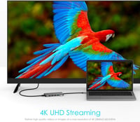 LENTION 11-in-1 USB C Hub 4K HDMI Kimenettel, SD/TF Kártyaolvasóval, USB 3.0/2.0 Portokkal, 100W PD Töltéssel MacBook Pro/Air, iPad Pro, Sur 4
