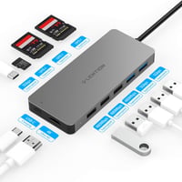 LENTION 11-in-1 USB C Hub 4K HDMI Kimenettel, SD/TF Kártyaolvasóval, USB 3.0/2.0 Portokkal, 100W PD Töltéssel MacBook Pro/Air, iPad Pro, Sur 2