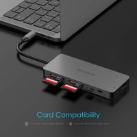 LENTION 11-in-1 USB C Hub 4K HDMI Kimenettel, SD/TF Kártyaolvasóval, USB 3.0/2.0 Portokkal, 100W PD Töltéssel MacBook Pro/Air, iPad Pro, Sur 5