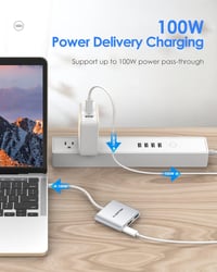 Mobilná kancelária: vodeodolná taška + ergonomická myš + 3v1 hub 4