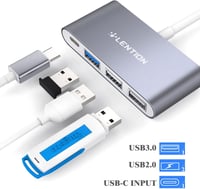 LENTION 4 az 1-ben USB-C Hub 100W Töltéssel, 5Gbps USB 3.0 Porttal - MacBook Pro/Air, Surface, ChromeBook Kompatibilis Adapter 1