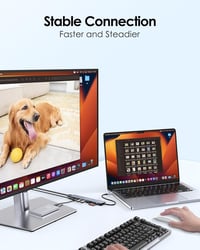 LENTION 8-in-1 USB-C Hub 4K60Hz HDMI, 100W PD, SD/TF Kártyaolvasó, MacBook Pro/Air, iPhone 16/15 Kompatibilis Adapter 7