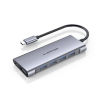 Lention USB-C Multiport Adapter s 4K HDMI izlazom, 4 USB 3.0 priključka, dock kompatibilan s MacBook Pro/Air, Dell XPS, 100W punjenje - Spac 1
