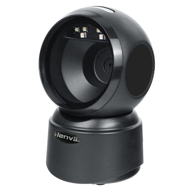 Stolný 2D snímač čiarových kódov LENVII D7800 – 1D/2D/QR, s automatickou detekciou