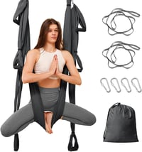 Leogreen Jóga Függőágy Inverziós Swing 300kg Teherbírás Nylon 1