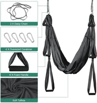 Leogreen Jóga Függőágy Inverziós Swing 300kg Teherbírás Nylon 2