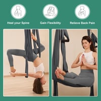 Leogreen Jóga Függőágy Inverziós Swing 300kg Teherbírás Nylon 5