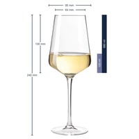Set čaša za bijelo vino Leonardo Home Puccini (6 kom) – 560 ml, staklene čaše otporne na ogrebotine i perive u perilici posuđa 2