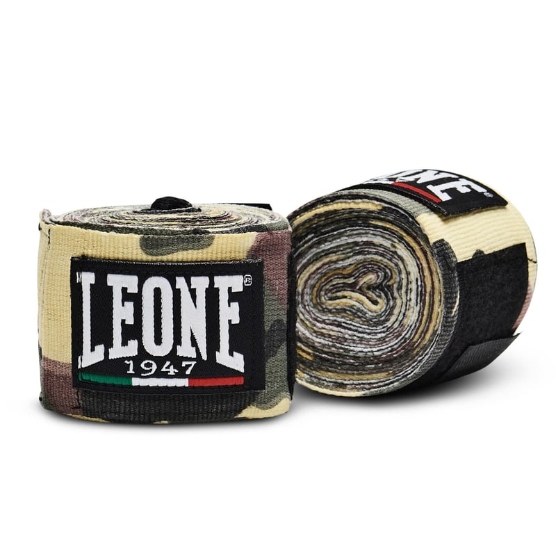 Fașă box Leone 1947 AB705 Unisex Adulți - Camuflaj Verde, 3,5 M